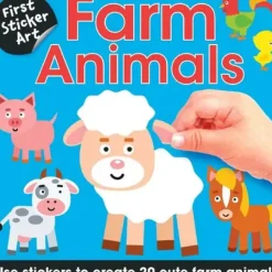 First Sticker Art: Farm Animals