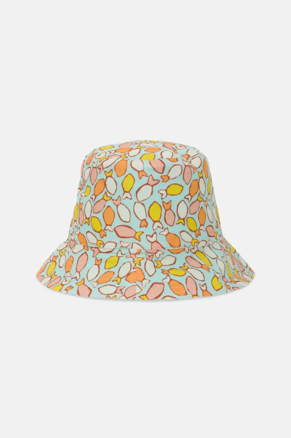 Fish Print Reversible Bucket Hat
