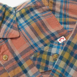 Flannel Shirt - Clay/Jewel Plaid