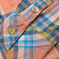 Flannel Shirt - Clay/Jewel Plaid