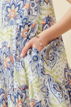 Floral Mandala Print Dress