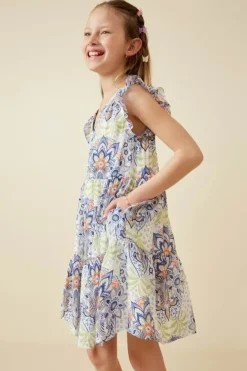 Floral Mandala Print Dress