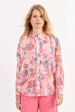 Floral Print Cotton Shirt