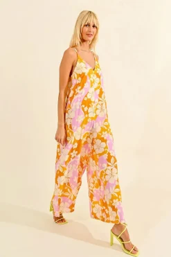 Floral Printed Jumpsuit