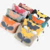 Flower Applique Leather Coin Purse - Several Colors