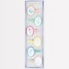 Flower Cameo Hair Clips (x6)