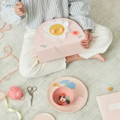 Flower Embroidery Suitcase Kit
