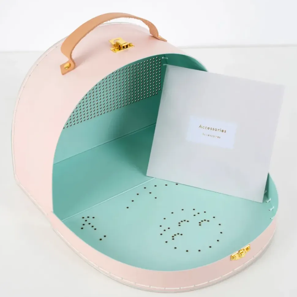 Flower Embroidery Suitcase Kit