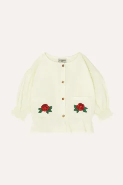 Flower Embroidery Top
