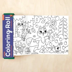 Forest Friends Mini Coloring Roll