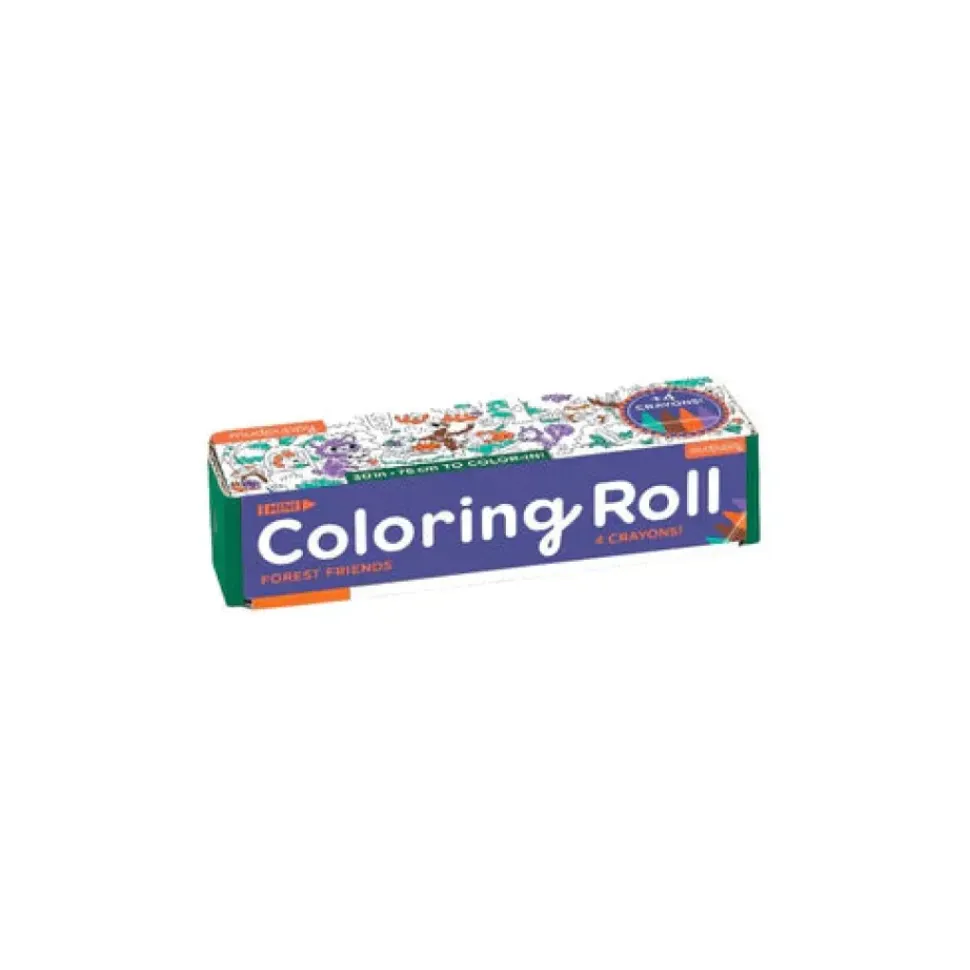 Forest Friends Mini Coloring Roll