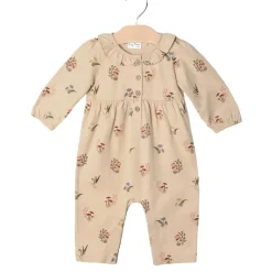 Frill Collar Romper- Fall Mushrooms