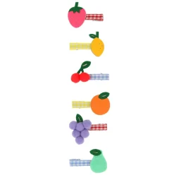Fruit Hair Clips (x6)