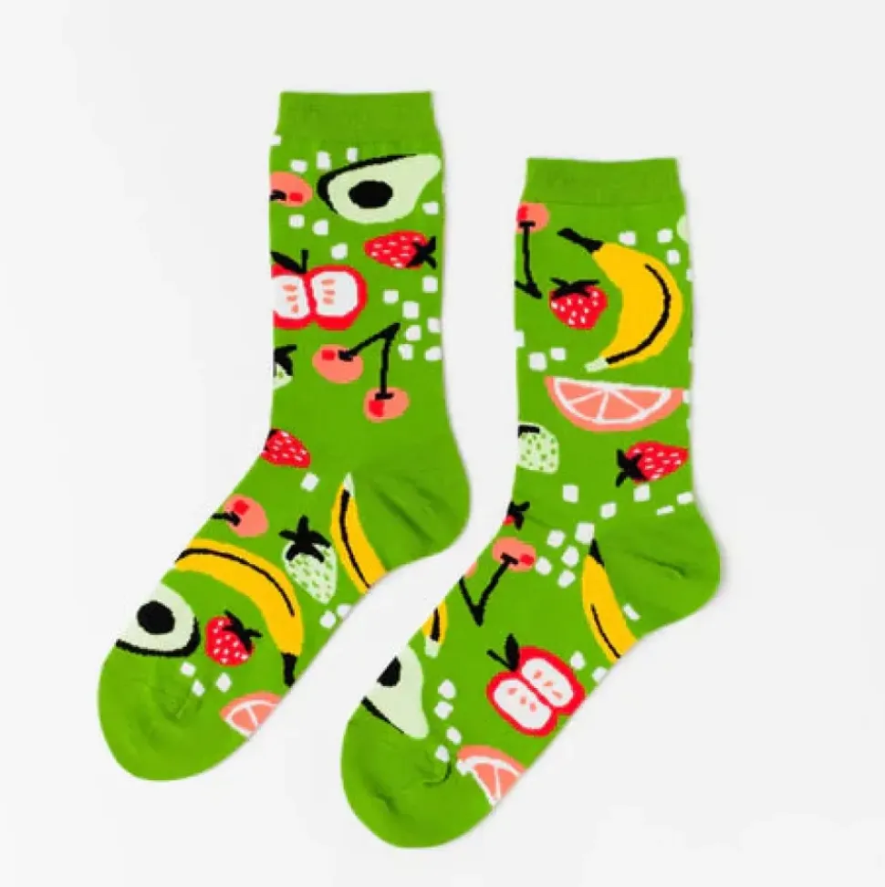 Fruits Crew Socks - Women's