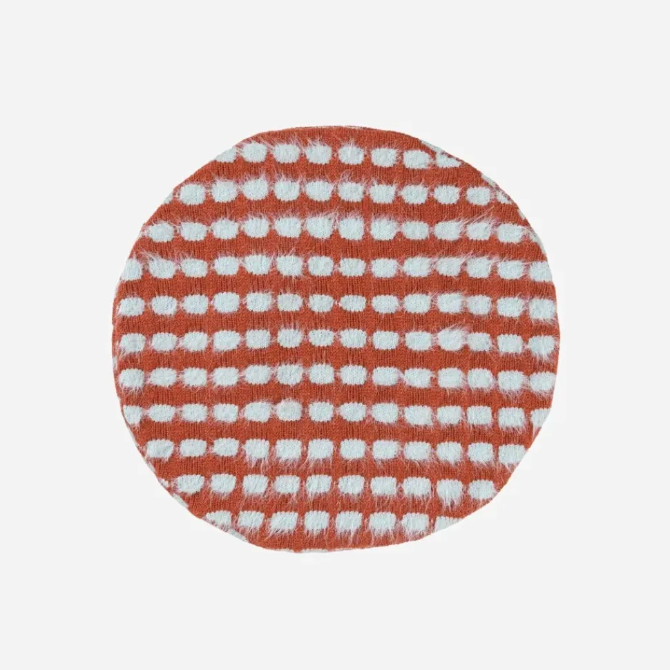 Fur Bubble Dot Beret
