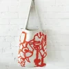 George Tomato Linen Carry All Bag