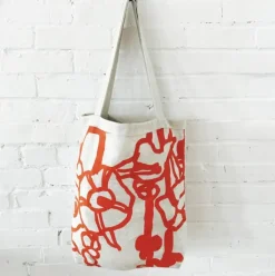 George Tomato Linen Carry All Bag
