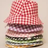 Gingham Reversible Bucket Hat - Several Colors