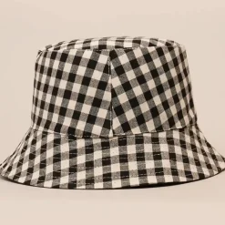 Gingham Reversible Bucket Hat - Several Colors