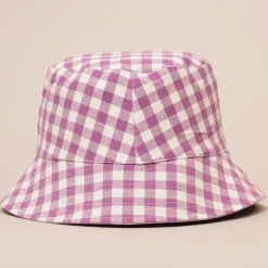 Gingham Reversible Bucket Hat - Several Colors