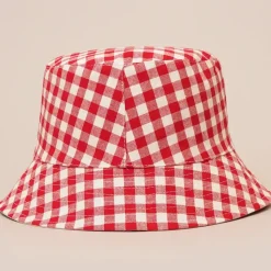 Gingham Reversible Bucket Hat - Several Colors