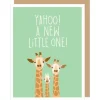 Giraffe New Little One Baby Card