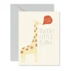 Giraffe Sweet Little Baby Card