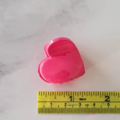 Glossy Candy Hearts Hair Clip Set - Several Colors
