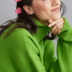 Glossy Candy Hearts Hair Clip Set - Several Colors