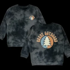 Great Outdoors Sweatshirt - Charcoal/Faded Black