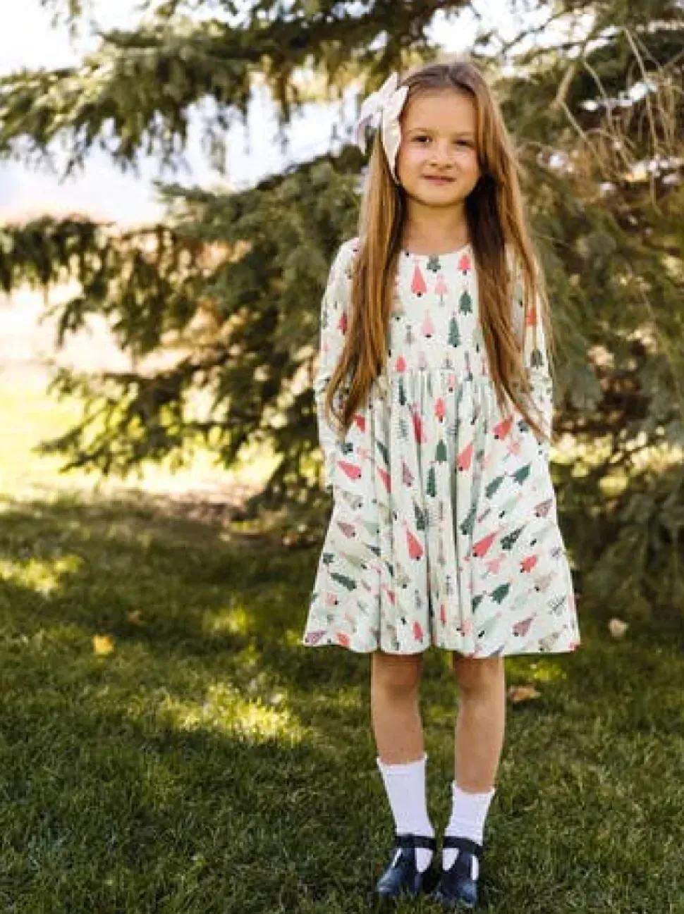 Gwendolyn Dress - Christmas Trees