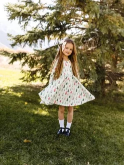 Gwendolyn Dress - Christmas Trees