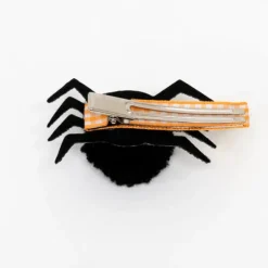 Halloween Pompom Hair Clips (x 4)