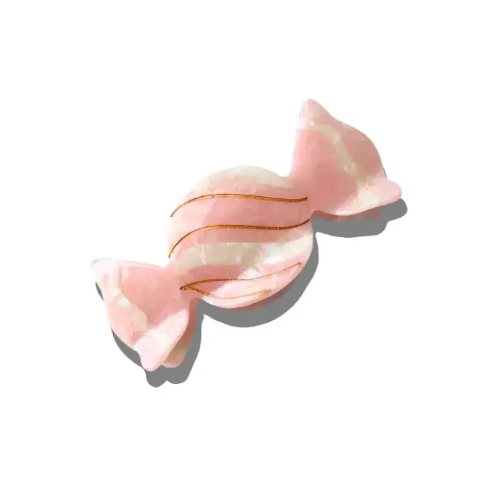 Hand-Painted Bonbon Claw Hair Clip - Two Colors