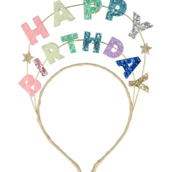 Happy Birthday Glitter Headband
