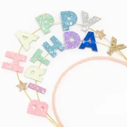 Happy Birthday Glitter Headband