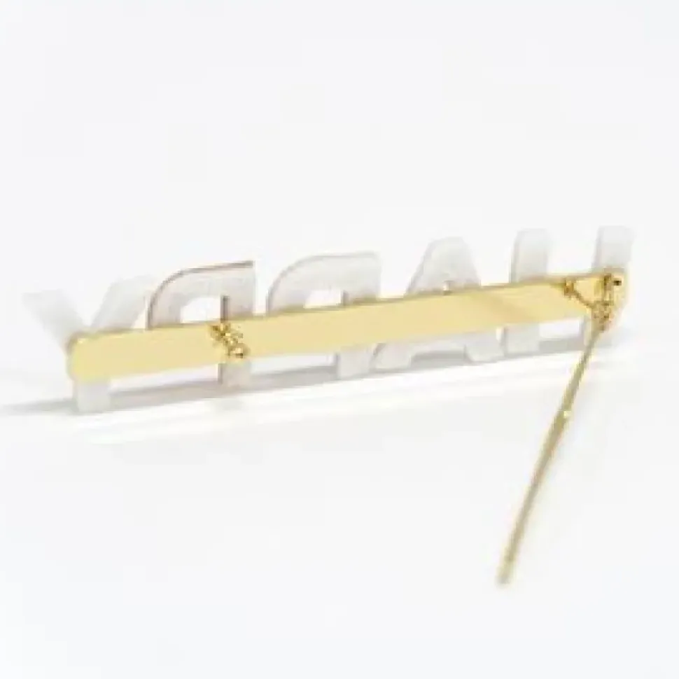 Happy Glitter Hair Clip