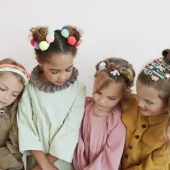 Happy Glitter Hair Clip