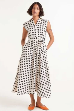 Heart Print Dress