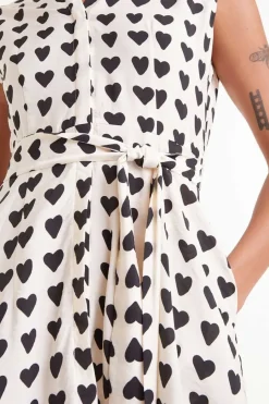 Heart Print Dress