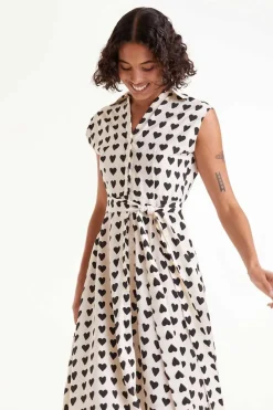 Heart Print Dress