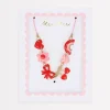 Hearts & Cherries Enamel Charm Necklace