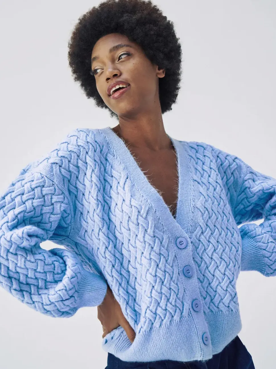 Heavenly Cardigan - Blue
