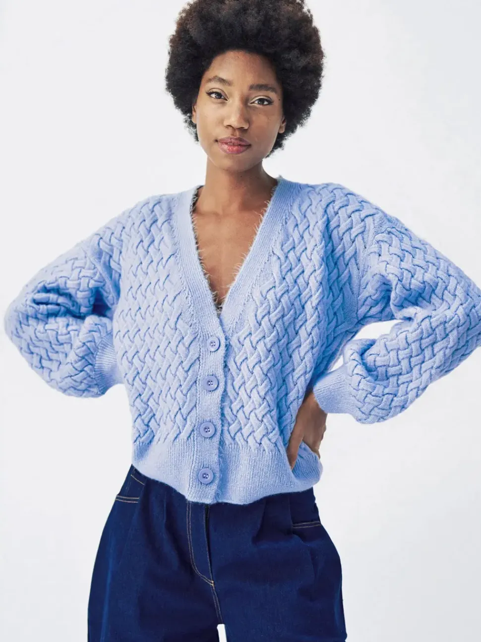 Heavenly Cardigan - Blue