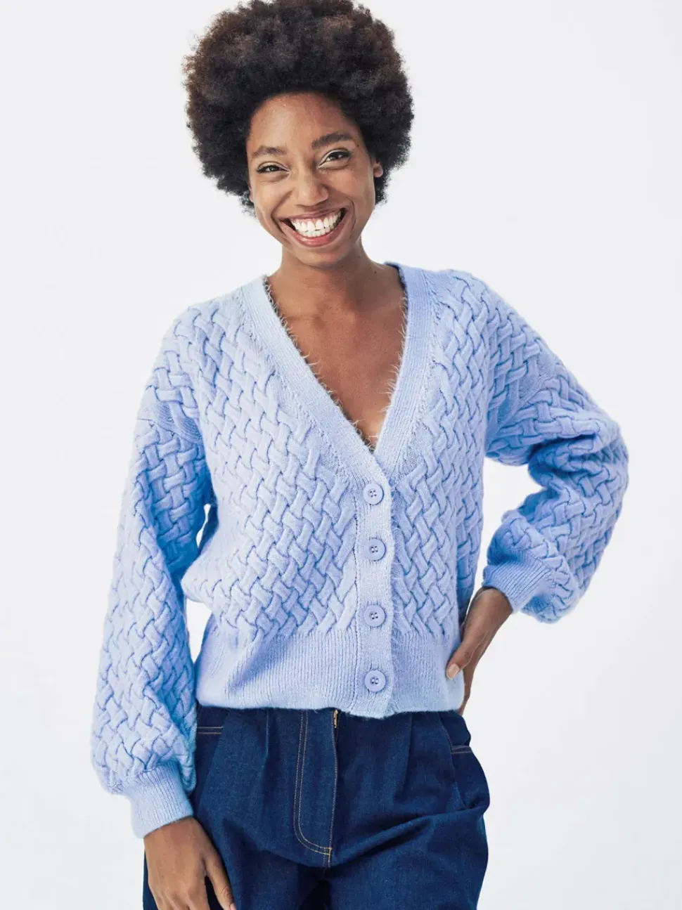 Heavenly Cardigan - Blue