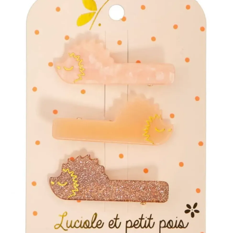 Hedgehog Hair Clips (Trio)