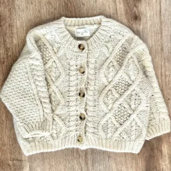 Helen Chunky Cable Cardigan