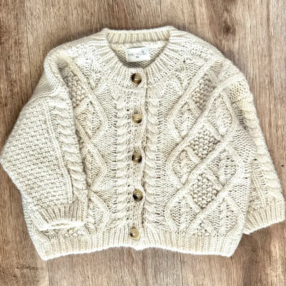 Helen Chunky Cable Cardigan