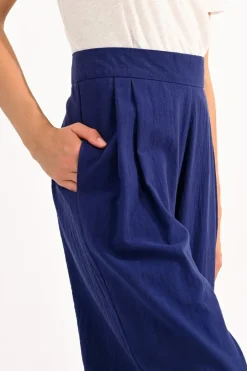High Waist Pants - Navy