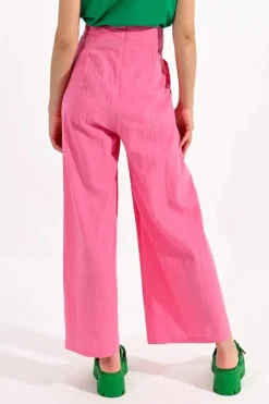 High Waist Pants - Pink